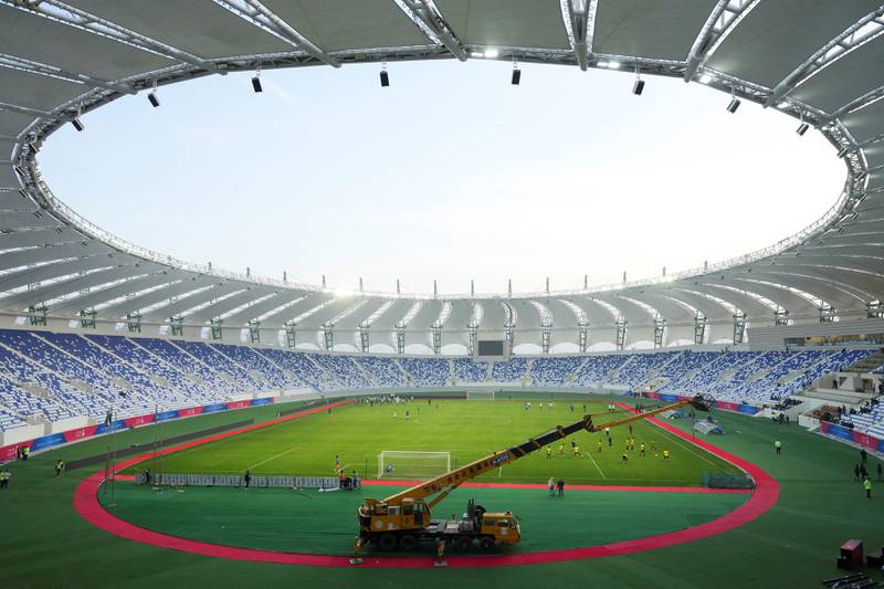 A view of the Al-Minaa Olympic Stadium braces to host the Arabian Gulf Cup25, in Basra, Iraq January 3, 2023. REUTERS / Essam al-Sudani