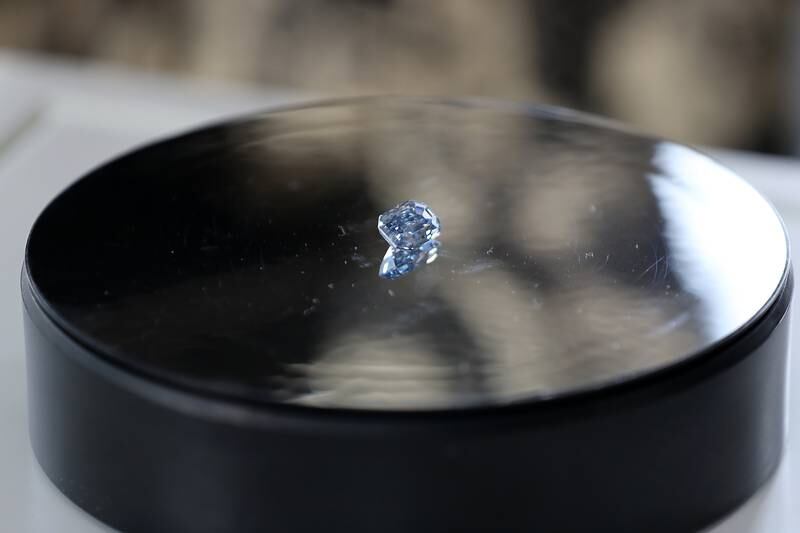 The rough stone, weighing almost 40 carats, was unearthed in April 2021 at the Cullinan mine in South Africa.