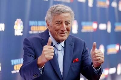 Tony Bennett arrives for Tony Bennett Celebrates 90: The Best Is Yet to Come at the  Radio City Music Hall, New York, in September 2016. Reuters