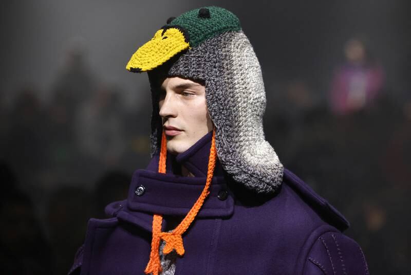 Lee displayed his playful side via a statement duck hat. Reuters