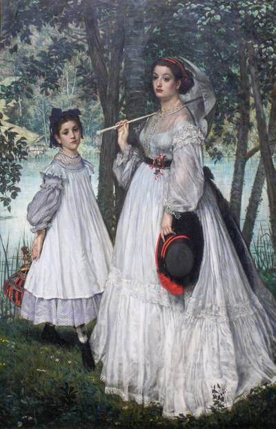 'The Two Sisters' (1863), oil on canvas by James Tissot. Victor Besa / The National