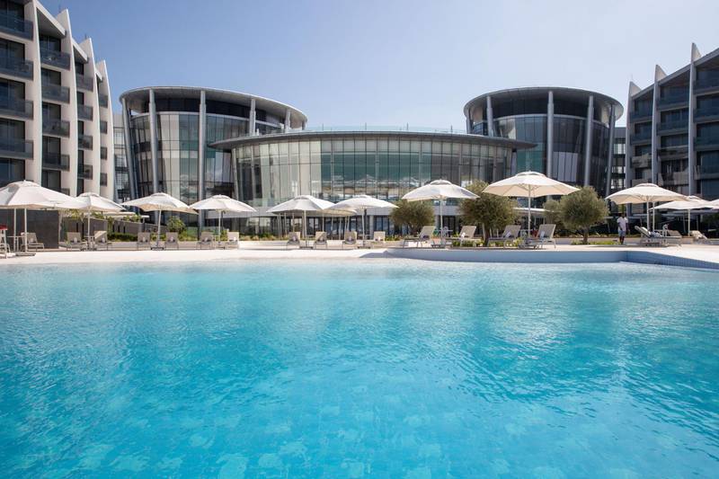 The pools at Jumeirah at Saadiyat Island Resort, Abu Dhabi, open at 9am on Friday. 