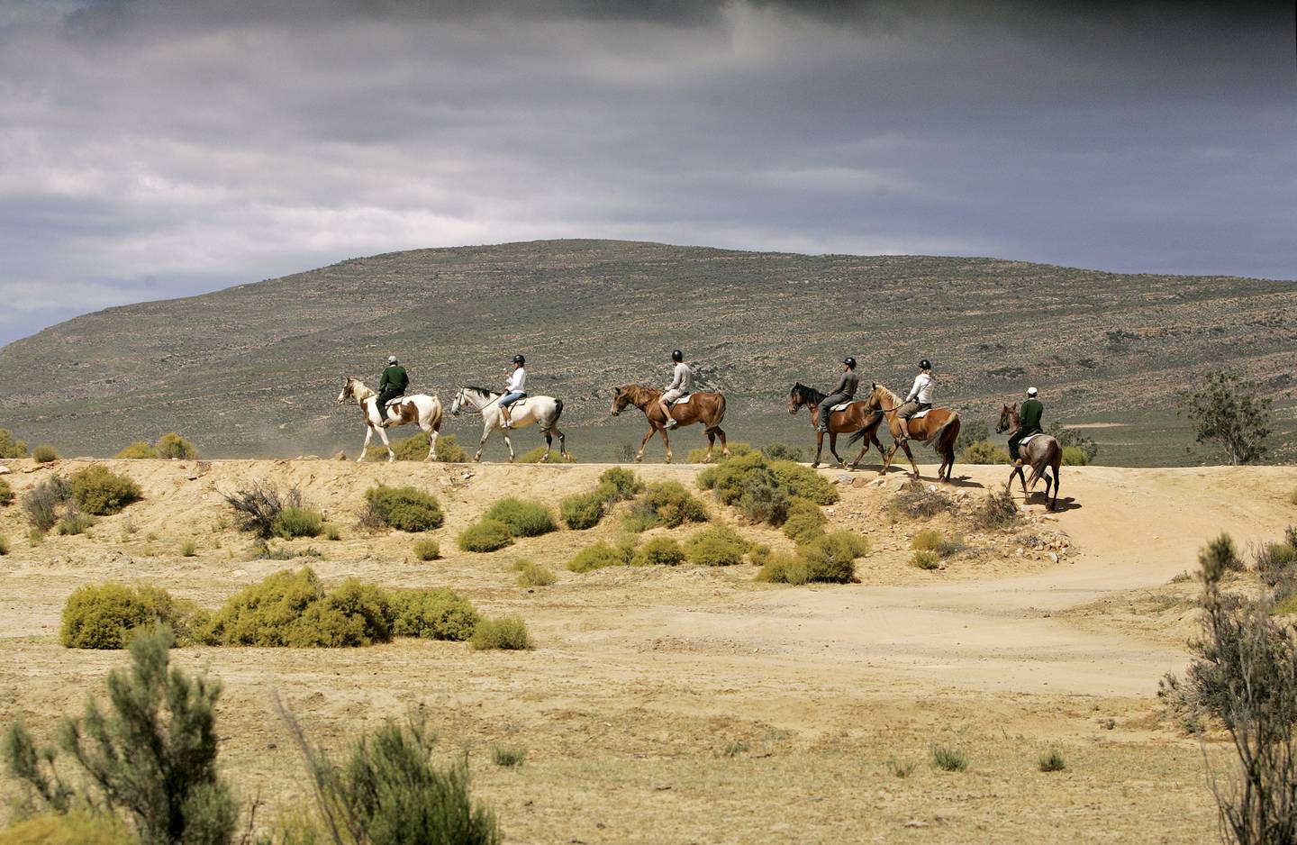 Aquila Game Reserve est située entre deux chaînes de montagnes et permet aux visiteurs de rester branchés. Photo : Hoberman Collection / Universal Images Group