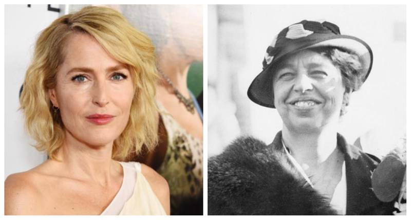 Gillian Anderson as Eleanor Roosevelt: Anderson follows her role of Margaret Thatcher in ‘The Crown’ by playing the longest-serving first lady in history. Wife to four-term president Franklin Roosevelt, Eleanor spoke out about civil rights and pushed the US to join and support the United Nations, becoming its first delegate. AFP, AP
