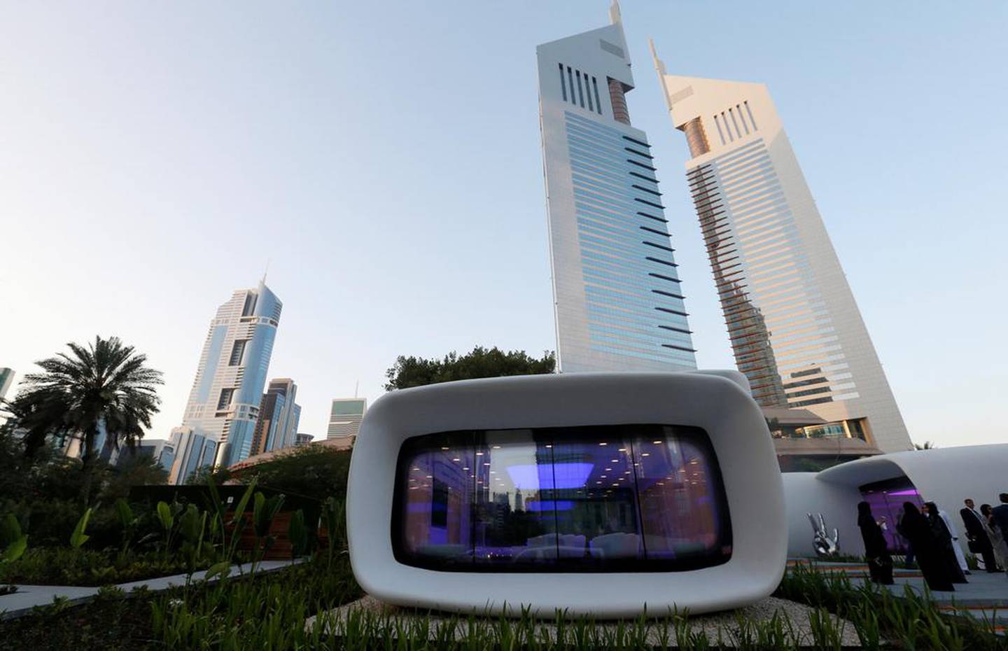 Dubai is home to the world's first functional 3D printed offices. The UAE aims to have 25 per cent of its buildings similarly manufactured by 2030. Ahmed Jadallah / Reuters