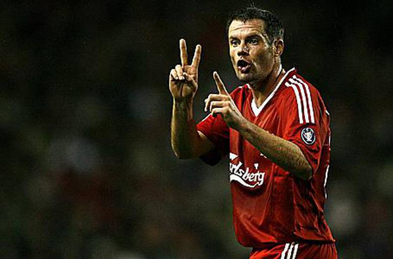 Jamie Carragher will reach 600 games today.
