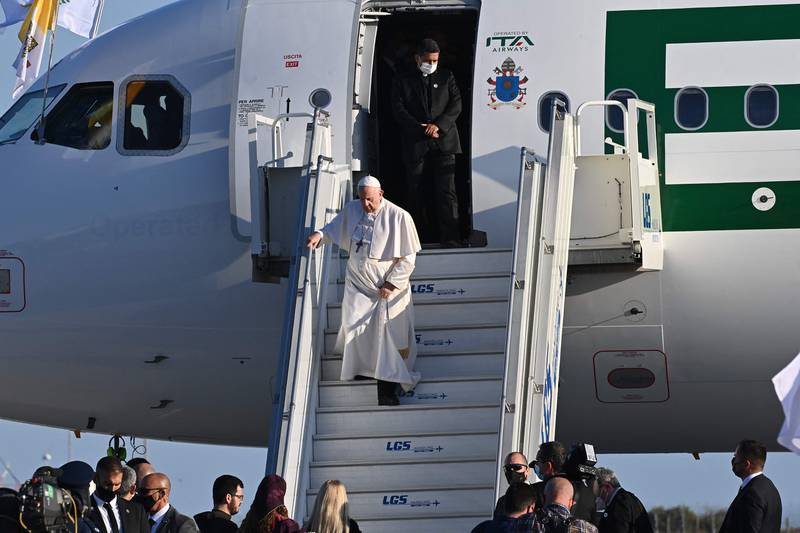 Pope Francis will use his trip to push two of his priorities: religious dialogue and the plight of migrants. AFP