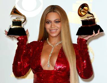 epa08840146 (FILE) - US singer Beyonce poses in the press room during the 59th annual Grammy Awards ceremony at the Staples Center in Los Angeles, California, USA (reissued 24 November 2020). Beyonce was nominated for nine awards at the 63rd Grammy Awards, making her the most-nominated female artist in Grammy history with a total of 79 in her career. The 63rd Grammy Awards will be broadcasted on 31 January 2021. EPA/MIKE NELSON