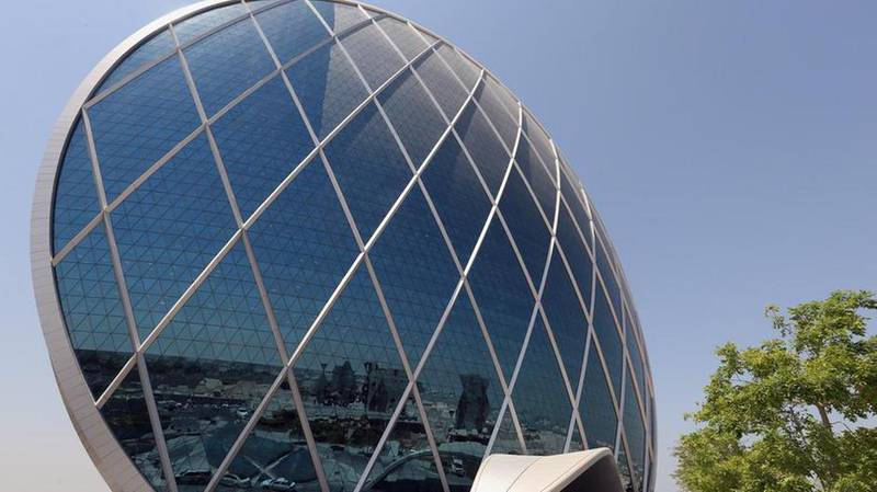 Aldar's HQ building in Abu Dhabi. Delores Johnson / The National