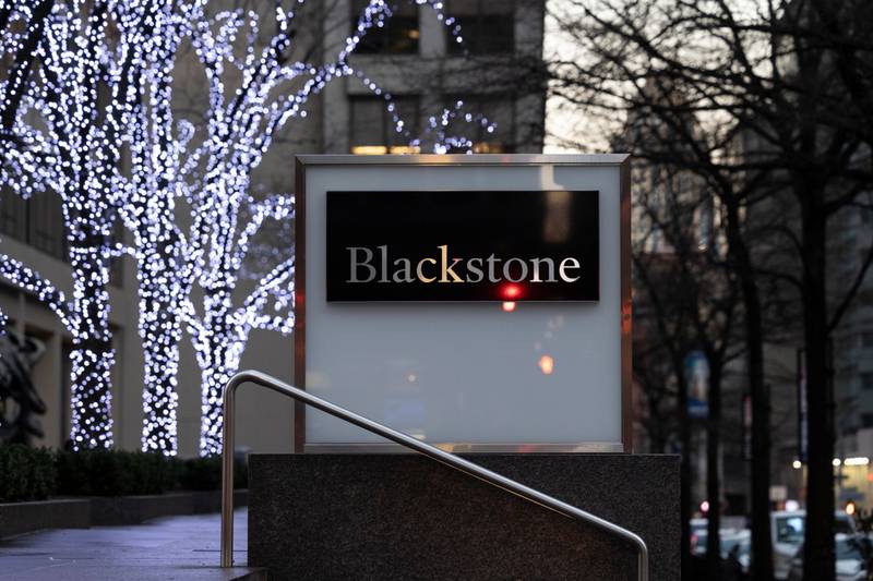Signage outside the Blackstone headquarters in New York, US. The company is looking at six to eight deal opportunities in the Asia-Pacific region. Bloomberg
