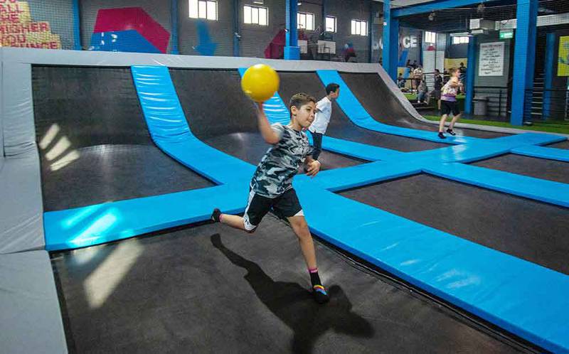 Trampoline park Bounce has opened in Sharjah. Photo: Bounce