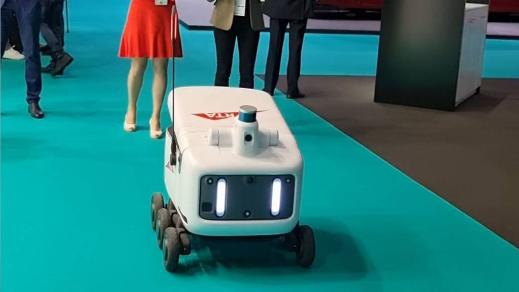 Dubai’s food delivery robot put on display at summit in Barcelona