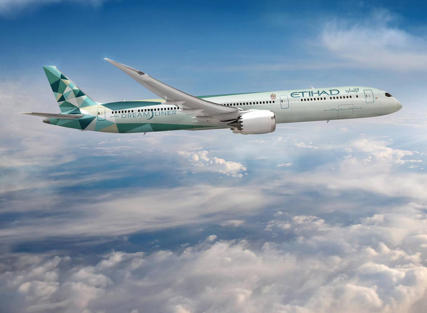 The news advances Boeing and Etihad's sustainability partnership, which was first announced at the Dubai Airshow in 2019. Courtesy Eithad