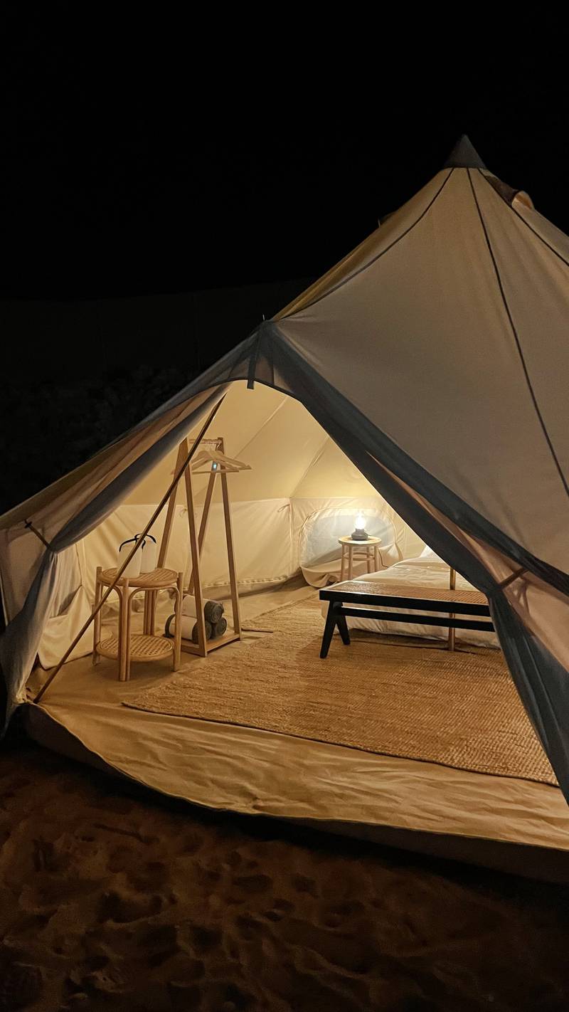 Stays in a standard tent cost Dh1,295, including breakfast, activities and transportation to the camp site