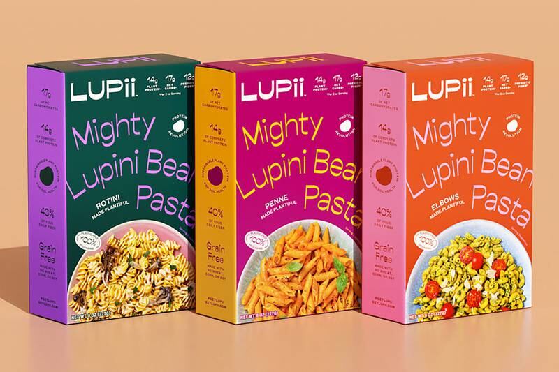 Pasta made from lupin beans is another healthy option. Photo: Lupii