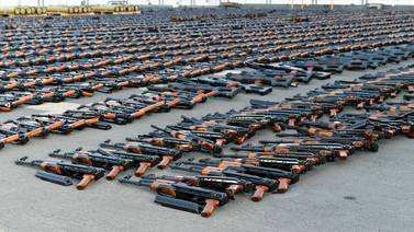 An image that illustrates this article Iranian weapons bound for Yemen seized by US and partners