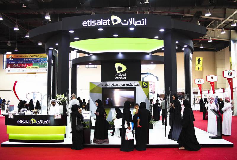 Etisalat’s UAE operations contributed Dh7.2 billion in group revenue. Lee Hoagland / The National