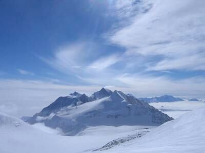 Mount Vinson is the highest mountain in Antarctica. Getty Images