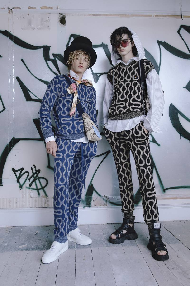 Showing where many of today's trend started, Vivienne Westwood updated her 1981 'Pirate' collection for spring/summer 2022. Photo: Vivienne Westwood