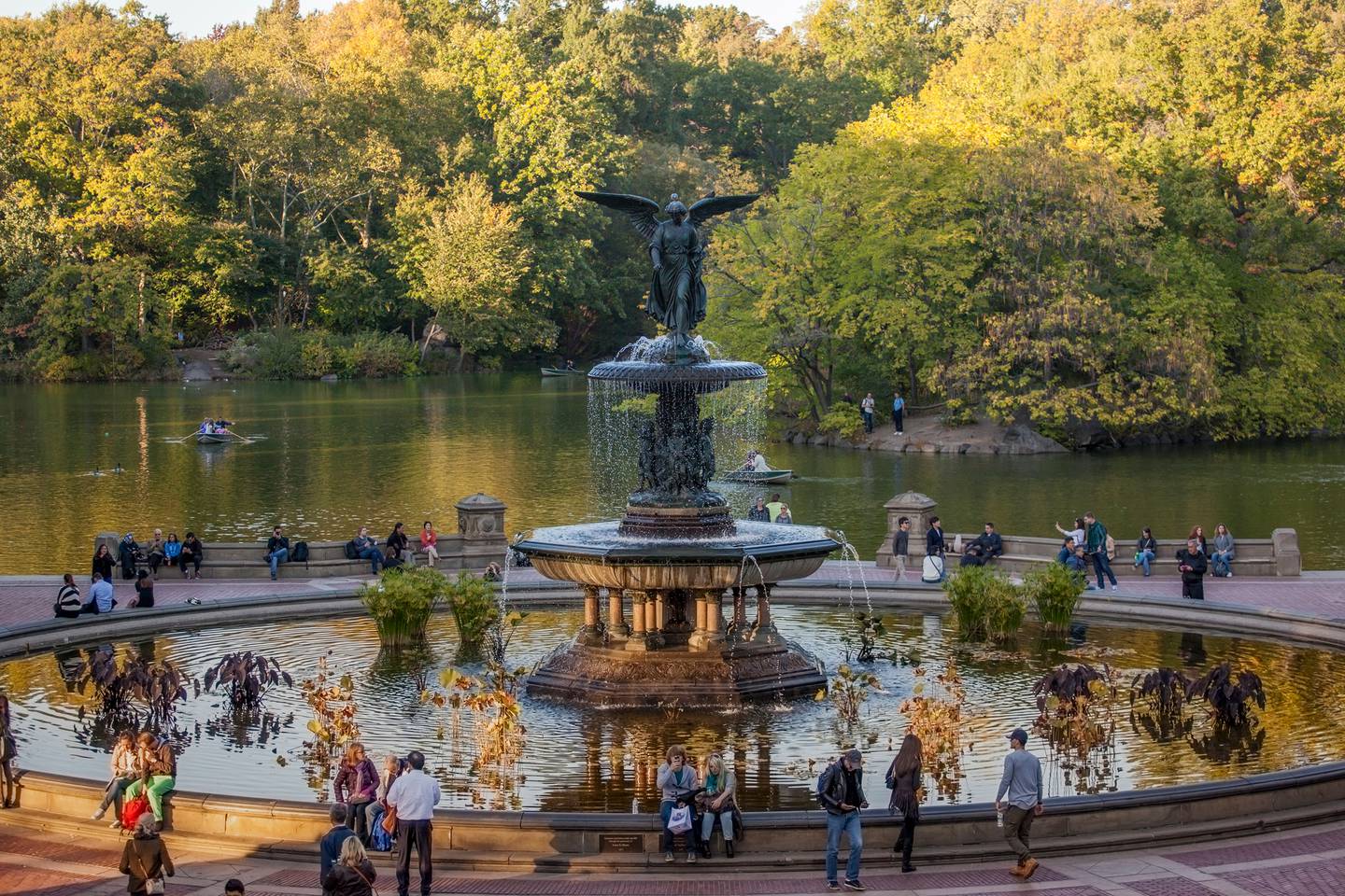 Bethesda Foutain was the only sculpture commissioned during the original design of Central Park. Photo: Christopher Postlewaite / NYC & Company