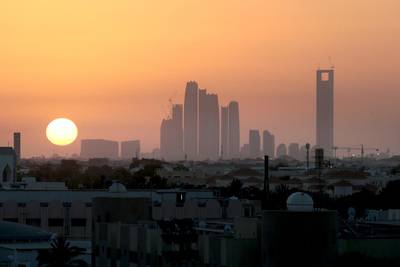 The Abu Dhabi skyline. Christopher Pike / The National