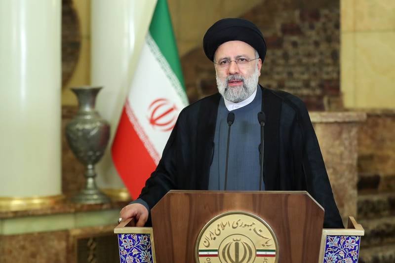 Iranian President Ebrahim Raisi has been in office for two months. EPA