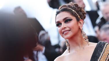 An image that illustrates this article Deepika Padukone wears Sabyasachi sari on Cannes red carpet