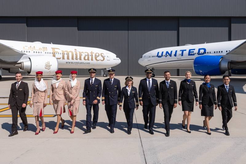 Emirates and United Airlines now codeshare. It allows travellers to make long distance flights, such as Dubai to Hawaii, under one ticket. Photo: David Buerk Photo