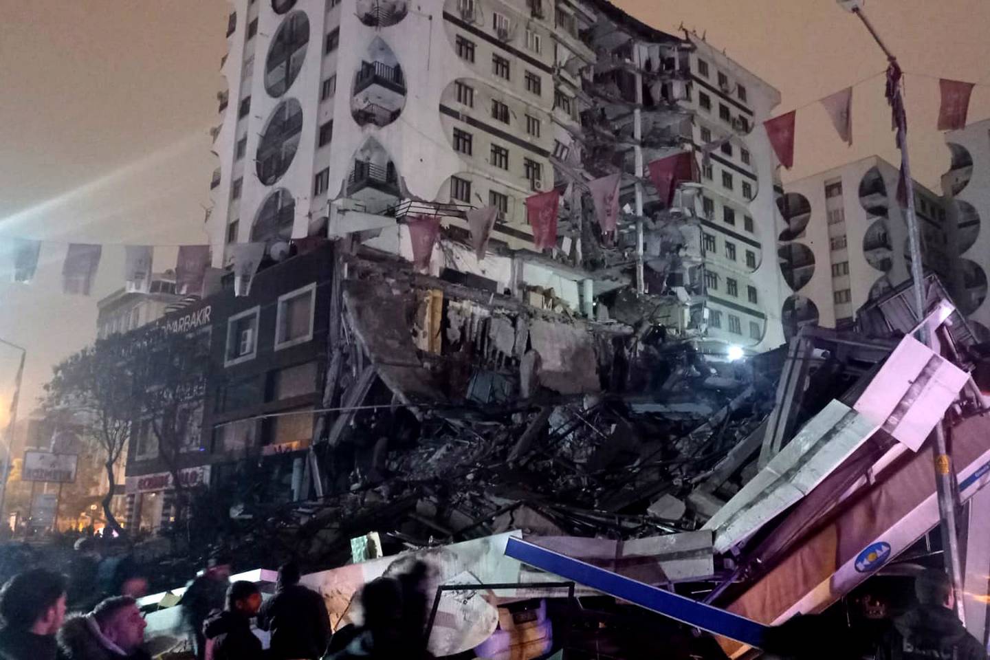 Turkey earthquake latest: Scores dead with many trapped under collapsed  buildings