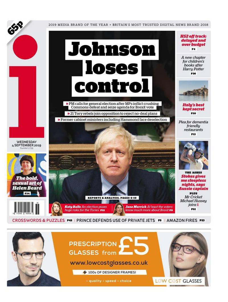 The i: Johnson loses control