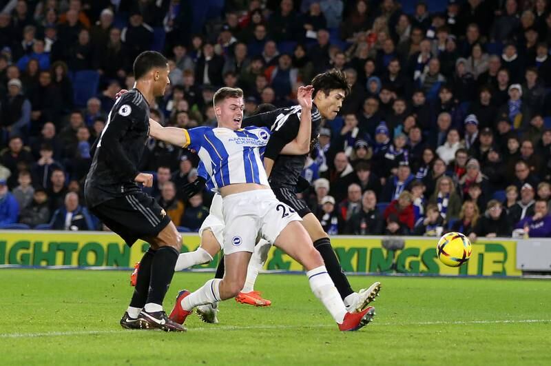 Evan Ferguson (Trossard, 60’) 7 – The teenager got the better of Saliba to net his first Premier League goal and give Brighton hope with the Seagulls’ second. Getty Images