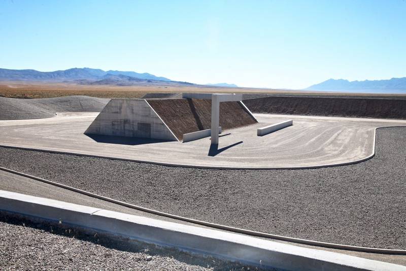 'Complex One' was the first portion of the sitebuilt by Heizer and is reminiscent of mastabas, the rectangular flat-roofed burial structures of the ancient Egyptians. 
