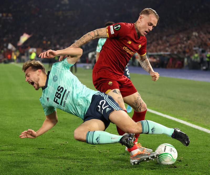 Rick Karsdorp 7 – Brilliant on Roma’s right-hand side, forming part of an intense resistance that kept Leicester at bay and restricted the visitors to long-range efforts. Getty Images