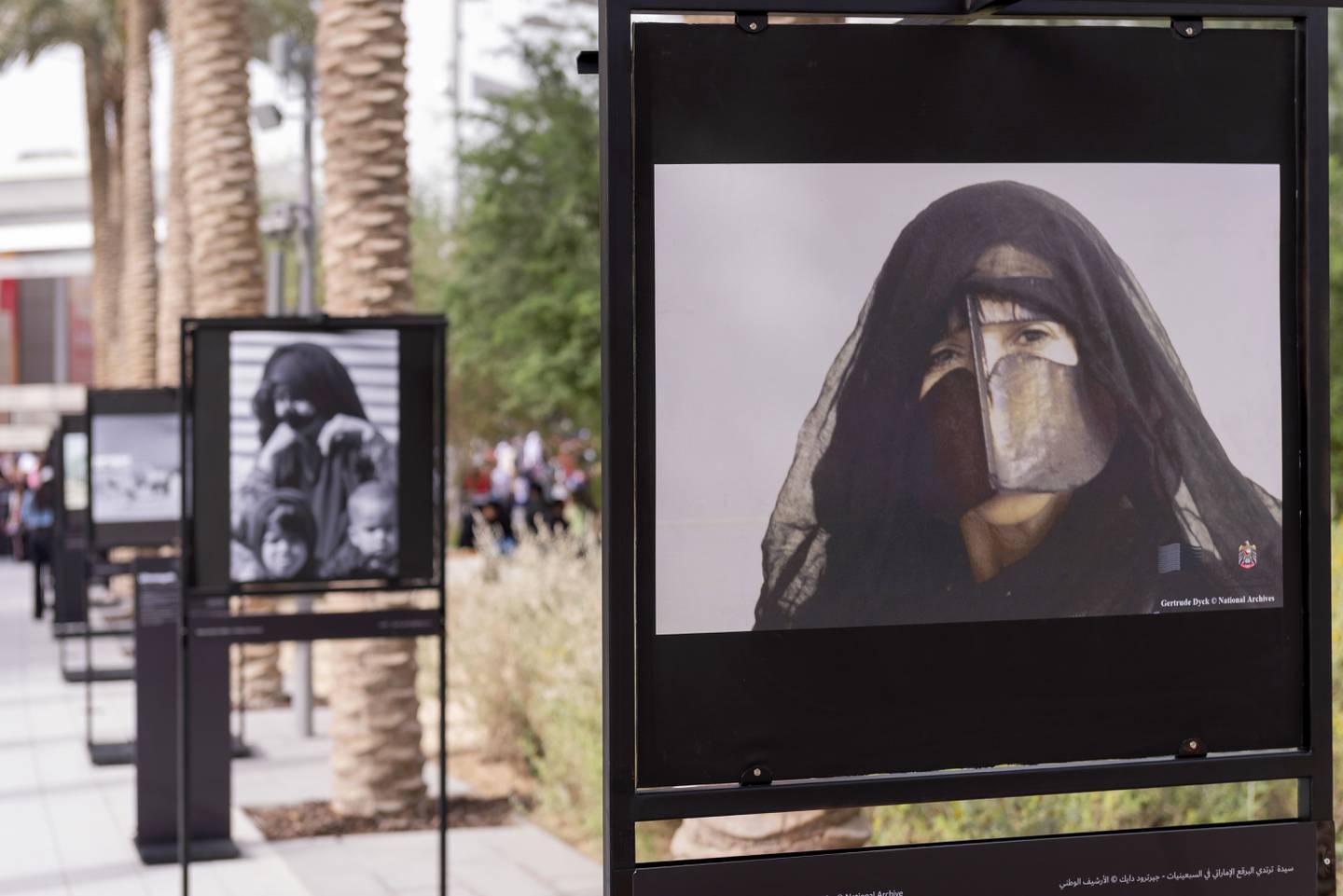 Faces of UAE Women Exhibition on Al Ghayath Trail, Expo 2020 Dubai. Karim Bou Gebrayel for Expo 2020 Dubai