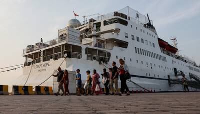 Logos Hope returns to the UAE, first docking in Ras Al Khaimah as part of an eight-week tour. All photos: EPA