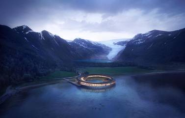 Located in the wilderness of the Arctic Circle, the 99-room Svart is set to open in 2022.