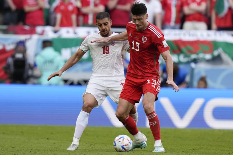 Majid Hosseini 6 - Lost Moore for Wales’ best first-half chance, but was spared by Hosseini’s fine save. Wasteful set-piece delivery when better was required and played some sloppy passes – though redeemed himself with some sharp interceptions. AP