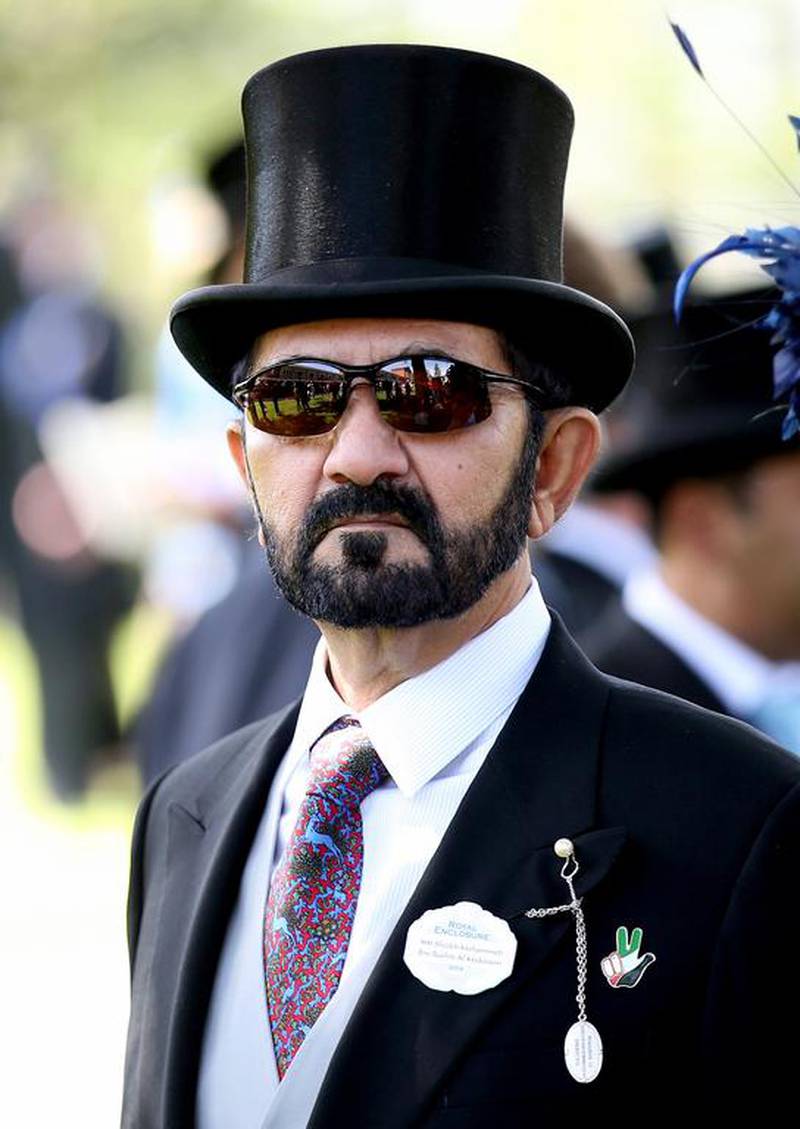 Sheikh Mohammed bin Rashid. Chris Jackson / Getty Images for Ascot Racecourse
