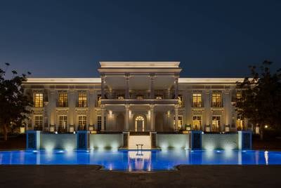 A mansion in the Emirates Hills area of Dubai has been put on the market with a price tag of Dh750 million. All photos: Luxhabitat Sotheby's