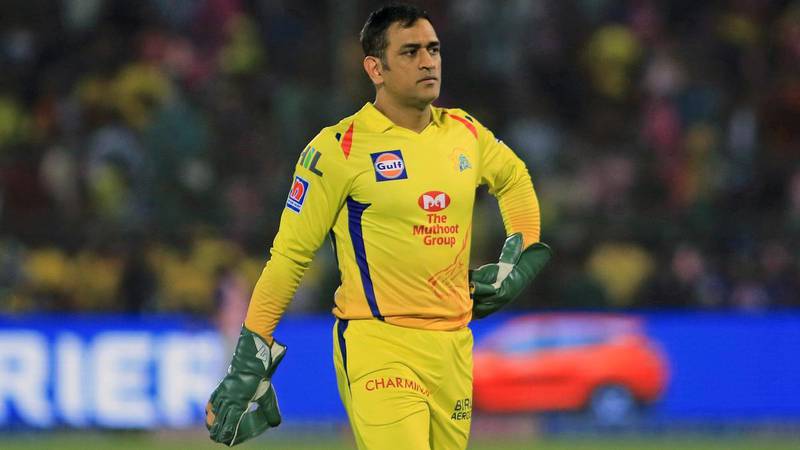 MS Dhoni, seen here for Chennai Super Kings during the 2019 Indian Premier League tournament, should bat at No 5 for India at the Cricket World Cup, according to Sachin Tendulkar. AP Photo