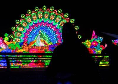 Dubai Garden Glow will close for summer at the end of May. Victor Besa/The National.