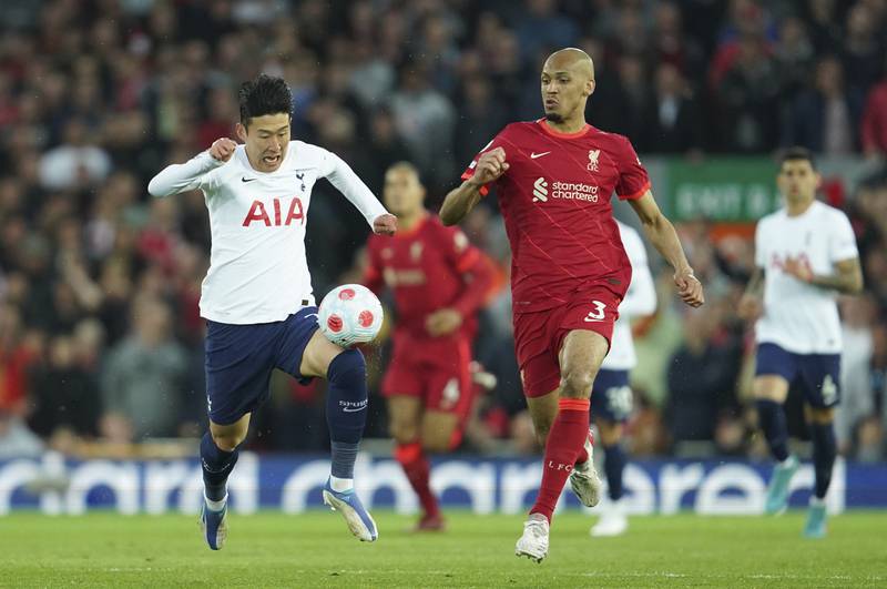 Fabinho - 6. The Brazilian was in charge in midfield in the first half but was less effective when Tottenham bypassed him after the break. Withdrawn for Keita with 12 minutes to go. AP