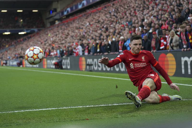 Andrew Robertson – 7. The Scot could afford to forget about his defensive duties and push forward. He was always available as an outlet ball and sent in some probing passes. AP Photo