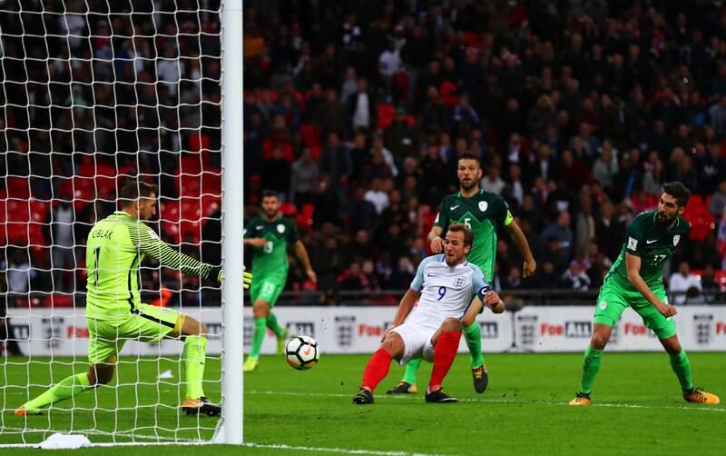 11) England beat Slovenia 1-0 at Wembley Stadium on October 5, 2017, with Kane scoring the only goal. Getty