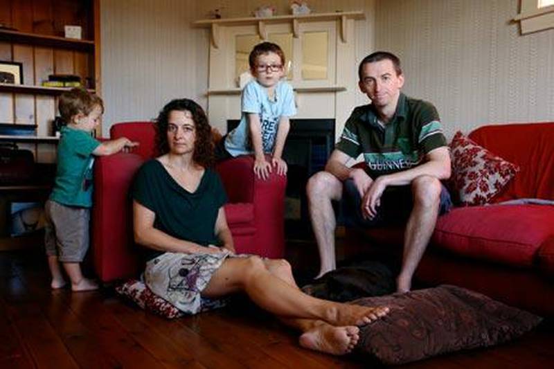 The Dodd family’s possessions have been in limbo since January, meaning the family has had to rely on furniture provided by friends and the community.  Jane Dempster for The National