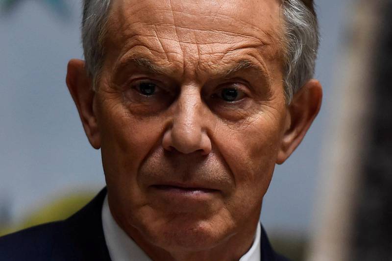 FILE PHOTO: Britain's former Prime Minister Tony Blair attends a meeting of the European People's Party in Wicklow, Ireland, May 12, 2017. REUTERS/Clodagh Kilcoyne/File Photo