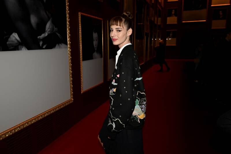 Louise Bourgoin attends the Dior autumn/winter 2022-2023 show as part of Paris Fashion Week on March 1, 2022. Getty Images 