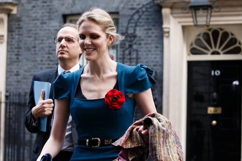 Cleo Watson pictured outside 10 Downing Street in November 2020. Getty Images
