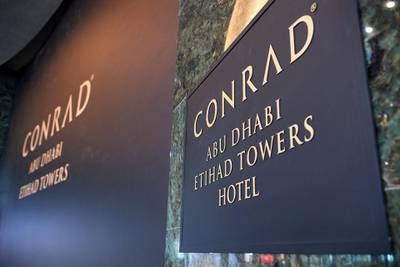 Abu Dhabi's newest hotel has opened at Etihad Towers. Courtesy Jonathon Gibbons