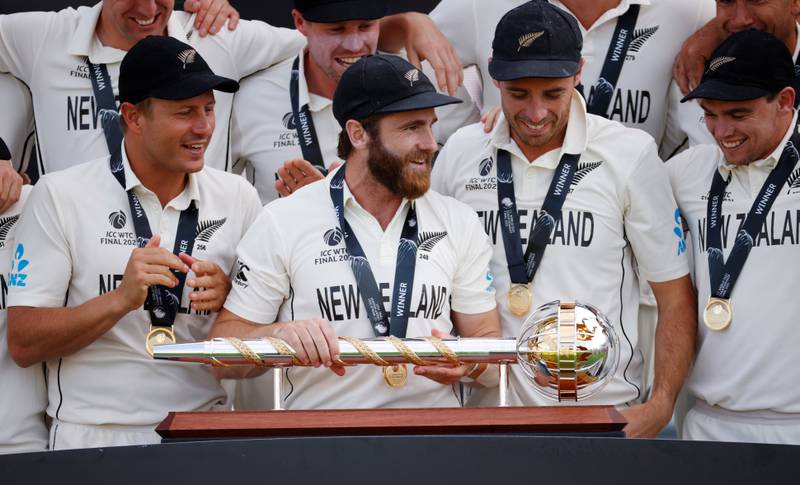 3) Test World Championship ($1.6m). India got $800,000 for finishing runners up to New Zealand in the first Test championship final. So half the amount the winners got, and a fraction of what many of their players get as IPL salaries. Reuters